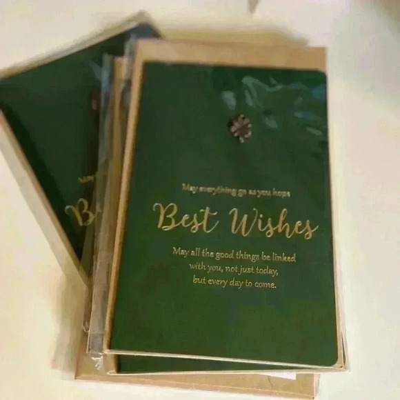 5* Xmas/New year Best Wishes Vintage Style Greeting Cards - Picture 3 of 4